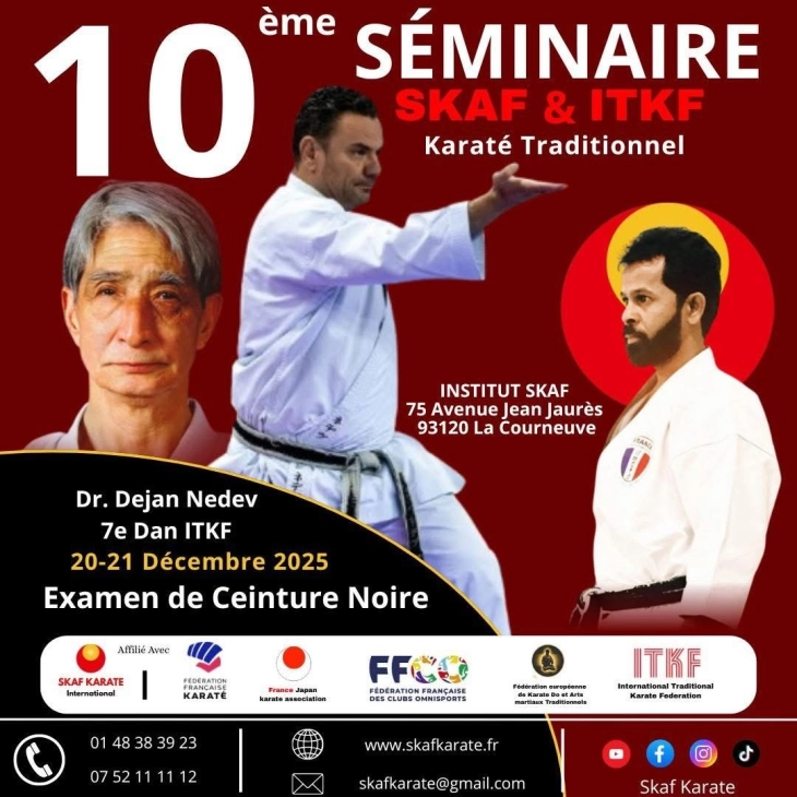 Недев ќе одржи ИТКФ семинар во Париз