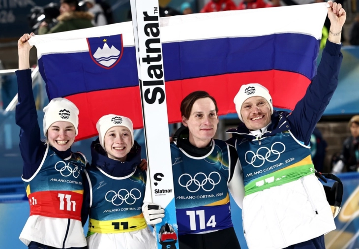 ЗОИ 2026: Злато за Словенија во скокови во тимска конкуренција